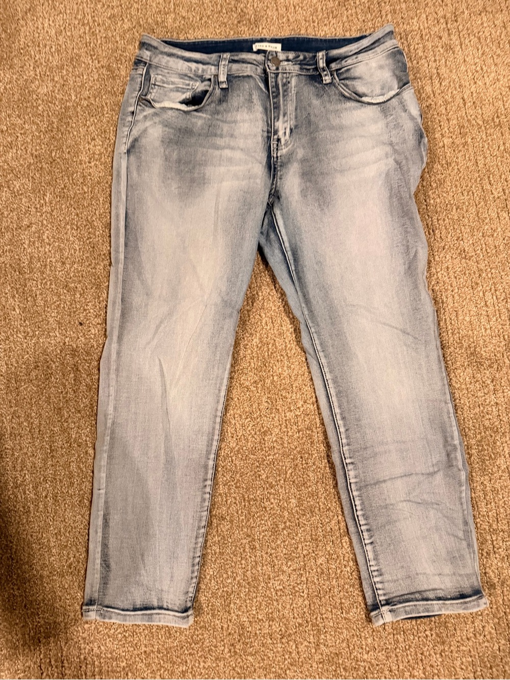 Fire & Rain Light Wash Denim Jeans